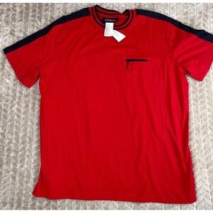 Vintage Catalina‎ Short Sleeve Cotton Shirt Beach Sailing Men's Size L